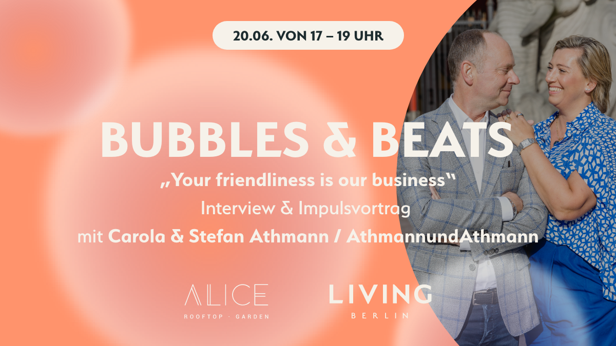 BUBBLES & BEATS Special - Interview & keynote speech with Carola & Stefan Athmann